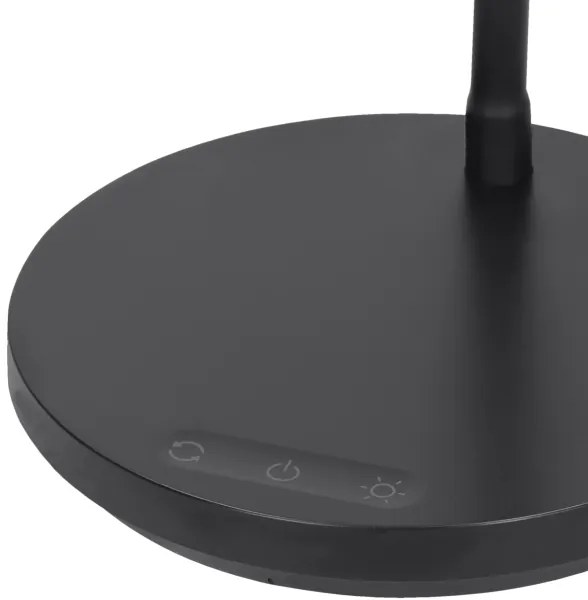 Solight WO3000-B- Lampada da tavolo LED dimmerabile LED/4,5W/5V 3000/4000/6500K nero