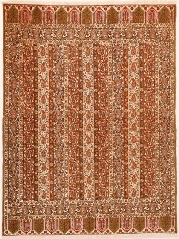 Afshar Tappeto 170 x 120 Marrone (Iran) Annodato A Mano