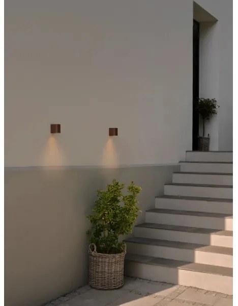 Nordlux - Applique da esterno DION 1xGU10/25W/230V IP44 rezavá