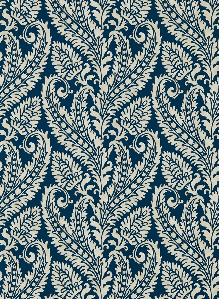 Clarke & Clarke Carta da parati Regale - Denim
