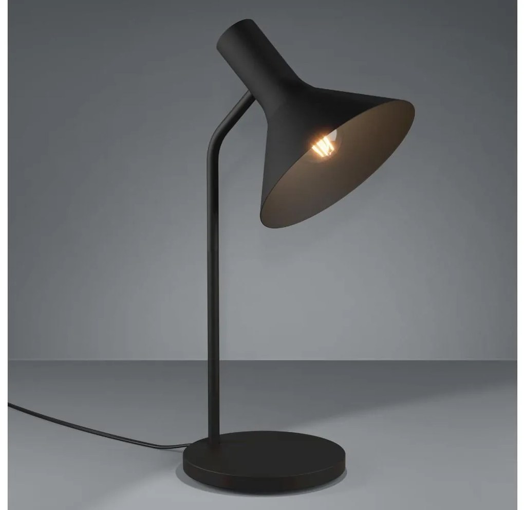 Eglo 390221 - Lampada da tavolo MORESCANA 1xE27/28W/230V nero