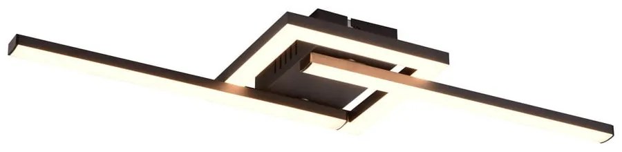 Plafoniera LED nera 16x54 cm Viale - Reality