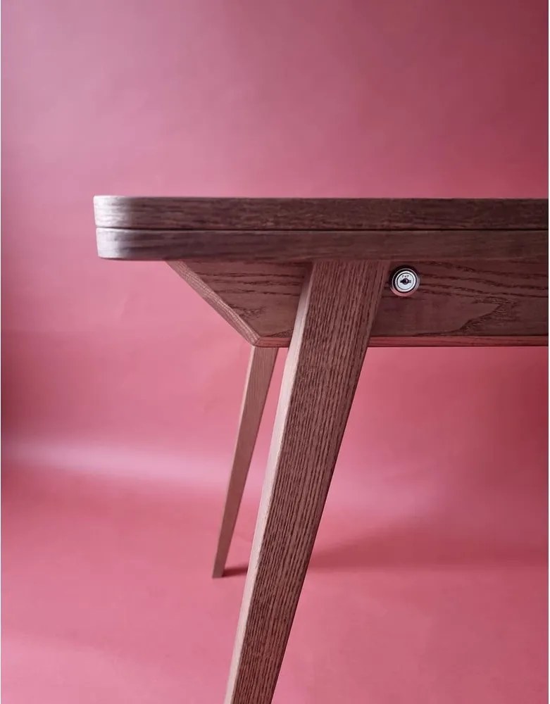 Tavolo da pranzo con piano effetto frassino allungabile 65x90 cm Envelope – Ragaba