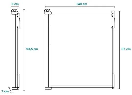 Lionelo - Barriera di sicurezza TULIA nero