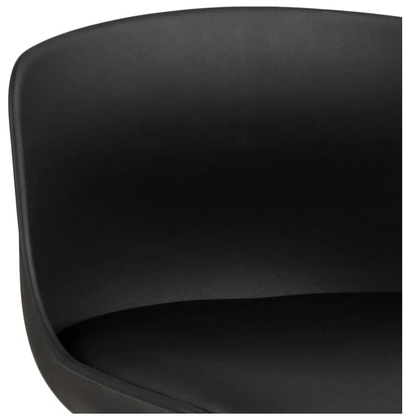 Sgabello da bar nero (altezza della seduta 76 cm) Tina – Actona