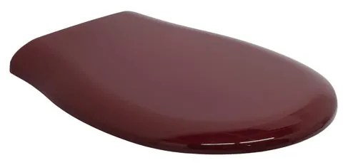 Copriwater SOFT irregolare dedicato per serie sanitari OLYMPIA CERAMICA con chiusura rallentata in abs melanzana lucido
