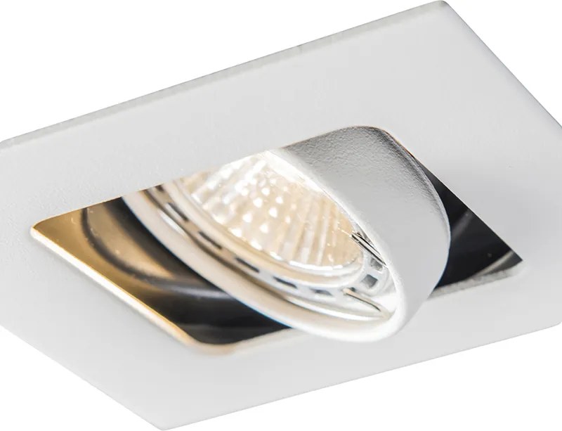 Faretto da incasso smart bianco con WiFi GU10 orientabile - Artemis