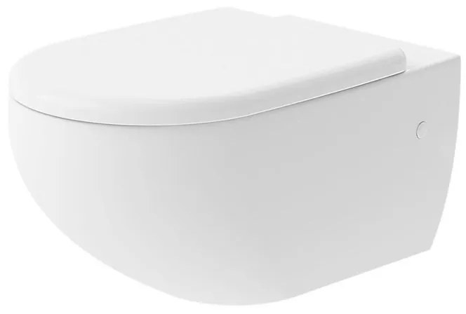 Vaso WC sospeso architec, sedile escluso P 60 x L 39 x H 33 cm bianco