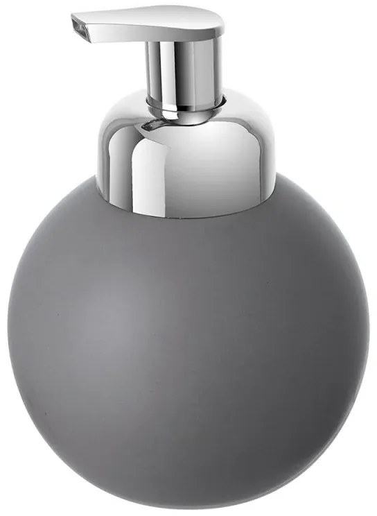 Dispenser Sapone In Ceramica Grigio Con Erogatore Di Schiuma Oslo
