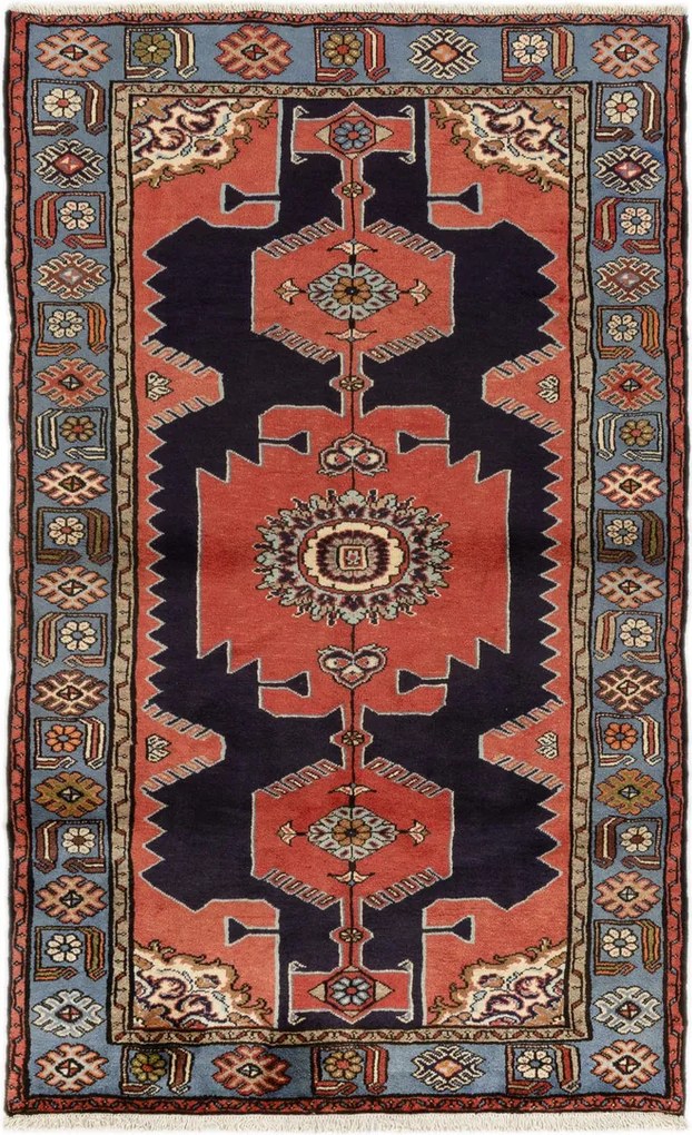 Shiraz Tappeto 210x130 (Iran) Annodato A Mano