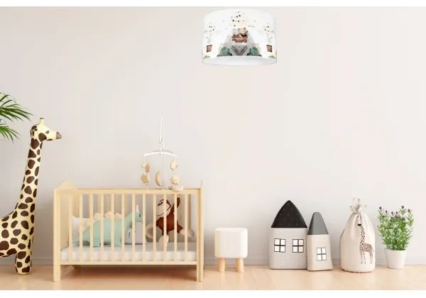 Plafoniera per bambini BEARS 1xE27/60W/230V