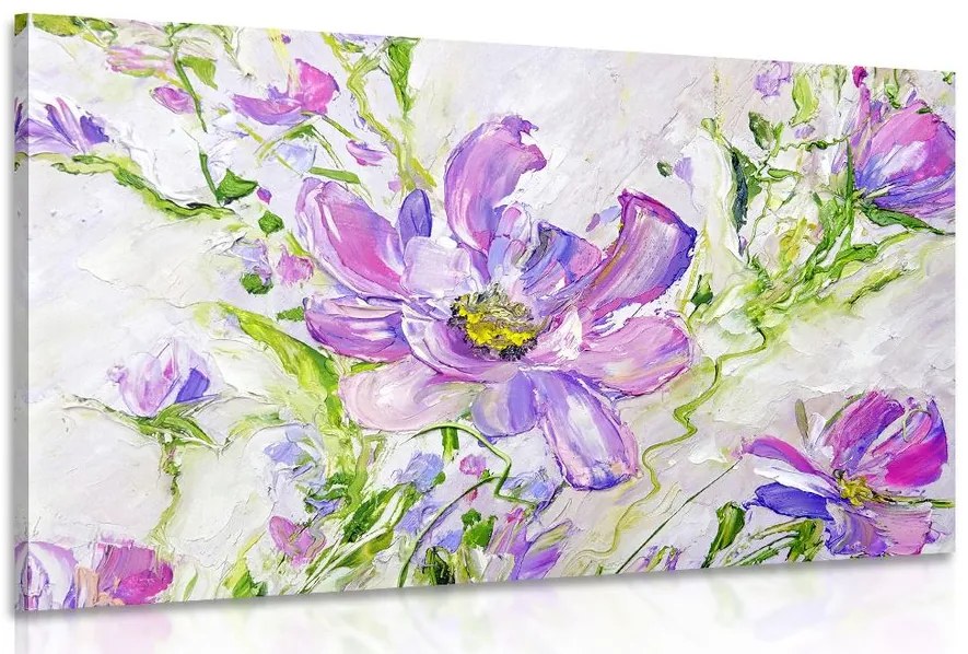Stampa su tela – Fiori dipinti dell'estate