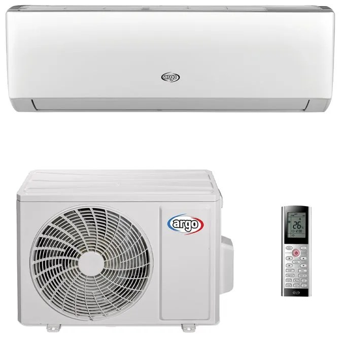 Condizionatore a muro monosplit inverter ARGO UI/UE MONO ARGO X3 3,5 KW 12K classe raffreddamento A++, classe di riscaldamento A+, bianco