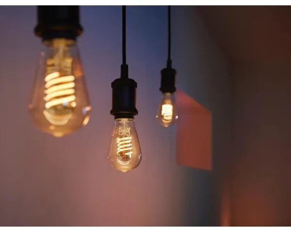 Lampadina LED dimmerabile Philips Hue WHITE FILAMENT ST64 E27/7W/230V 2100K