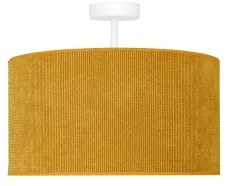Duolla - Lampadario a plafone CORDUROY 1xE27/15W/230V diametro 40 cm giallo