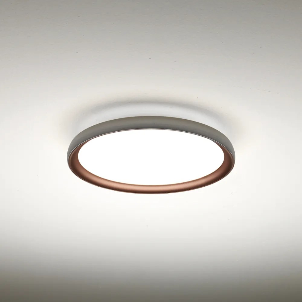 Vivida International Atena ceiling lamp 0104.20 Argento + Rame