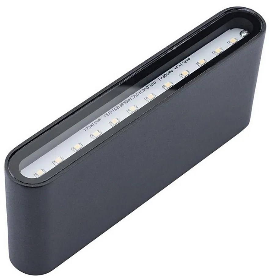 Applique a LED da esterno FLOW LED/6W/230V IP54 nero