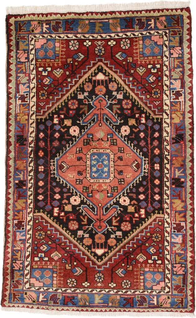 Hamedan Tappeto persiano 140 x 90 (Iran) Annodato A Mano