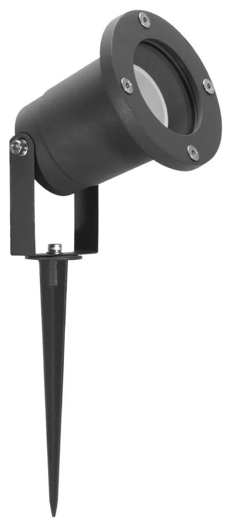 Faretto da Giardino con Picchetto GU10 - Nero