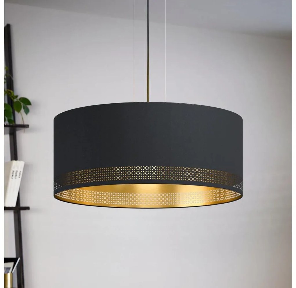 Eglo 99274 - Lampadario a sospensione con filo ESTEPERRA 3xE27/40W/230V