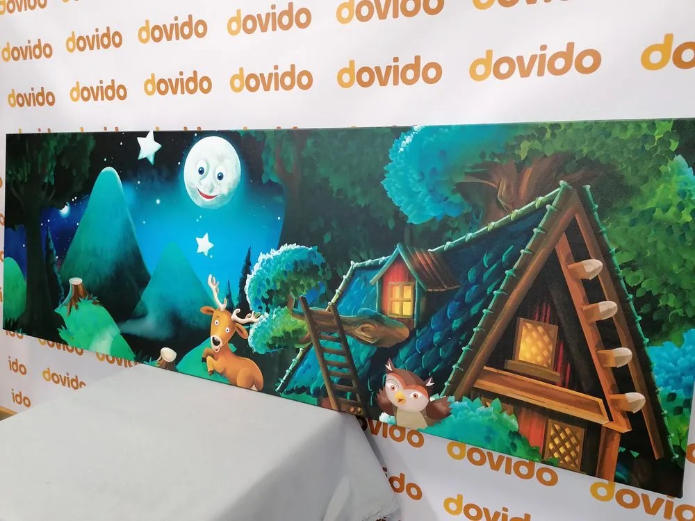 Quadro su tela – Bosco fiabesco