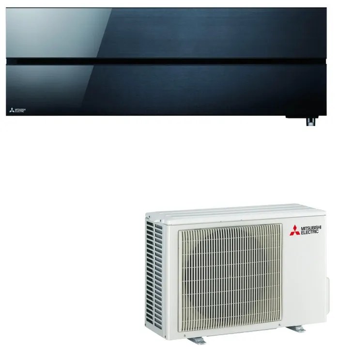 Condizionatore a muro monosplit MITSUBISHI ELECTRIC LN 12000 BTU classe raffreddamento A+++, classe di riscaldamento A+++, nero
