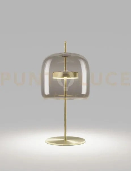 Jube lampada da tavolo p fume' trasparente oro satinato 2 l2415  1 ...