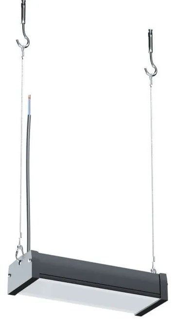 Campana Lineare LED 50W 26cm Sospesa 5.500 lm con Osram chip LED Colore Bianco Freddo 6.000K
