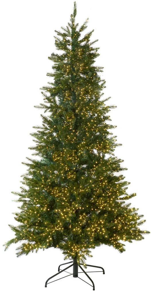 L'ocanera albero di Natale h 210 cm con 3000 microled - 8 effetti luce