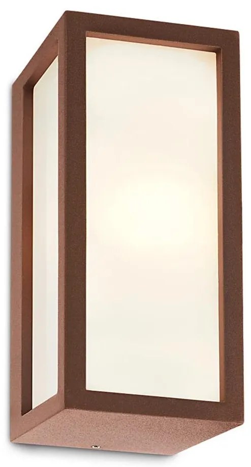 Redo 9897 - Applique da esterno BRICK 1xE27/23W/230V IP54 marrone