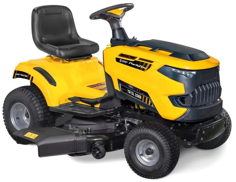 Trattorino tagliaerba a scarico laterale Blue Bird, motore LONCIN L 108 cm trasmissione idrostatica