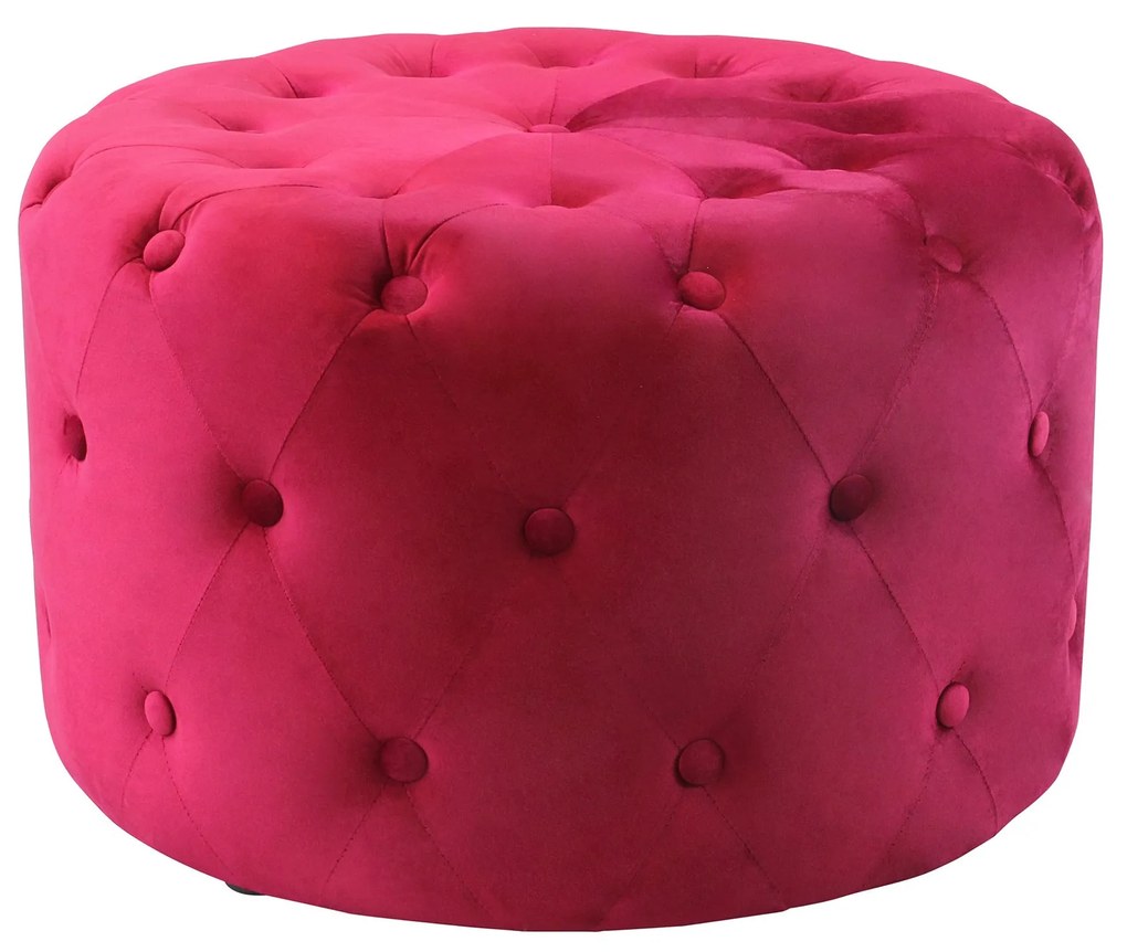 AURA - pouf rotondo in velluto