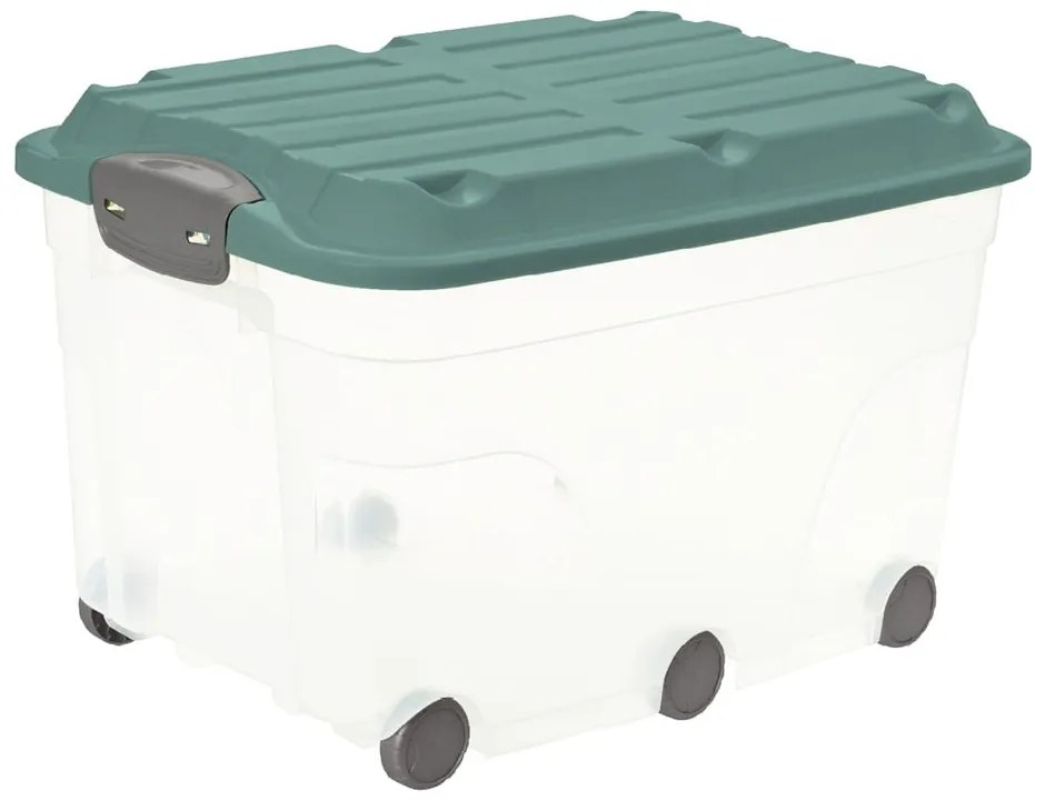 Scatola di plastica con coperchio Roller - Rotho