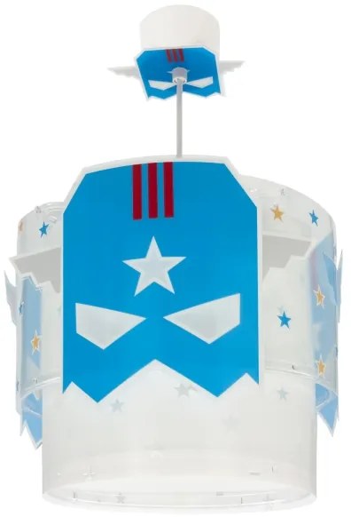 Dalber 61812 - Lampadario per bambini BLU HERO 1xE27/15W/230V