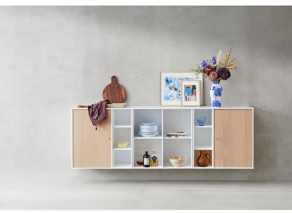 Cassapanca bianca in rovere Hammel , 206 x 69 cm Mistral Kubus - Hammel Furniture