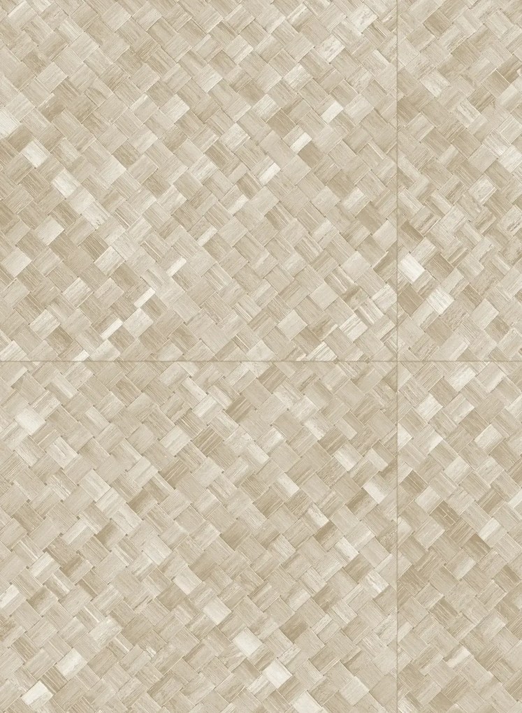 Flecht-Tapete Pandan von Arte - Braunbeige