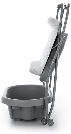 PETITE&amp;MARS - Fasciatoio con vasca da bagno SPA 3in1 grigio