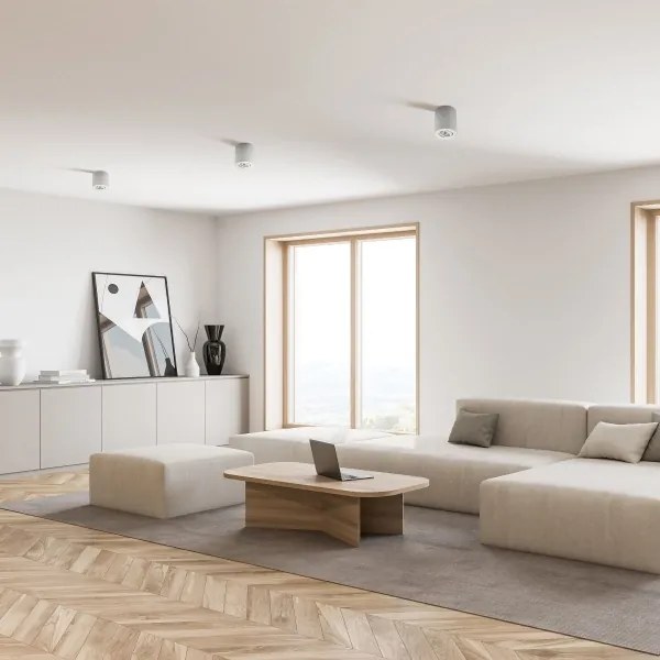 Zuma Line 20038-WH - LED RGBW dimmerabile faretto RONDOO 1xGU10/4,8W/230V bianco + telecomando