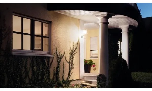 Steinel 069179 - Applique da esterno L 15 1xE27/60W/230V IP44 nera