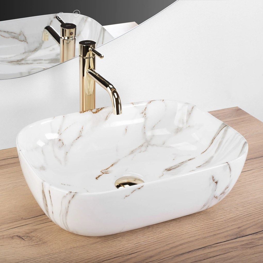 Lavabo da appoggio Rea Belinda Aiax Shiny