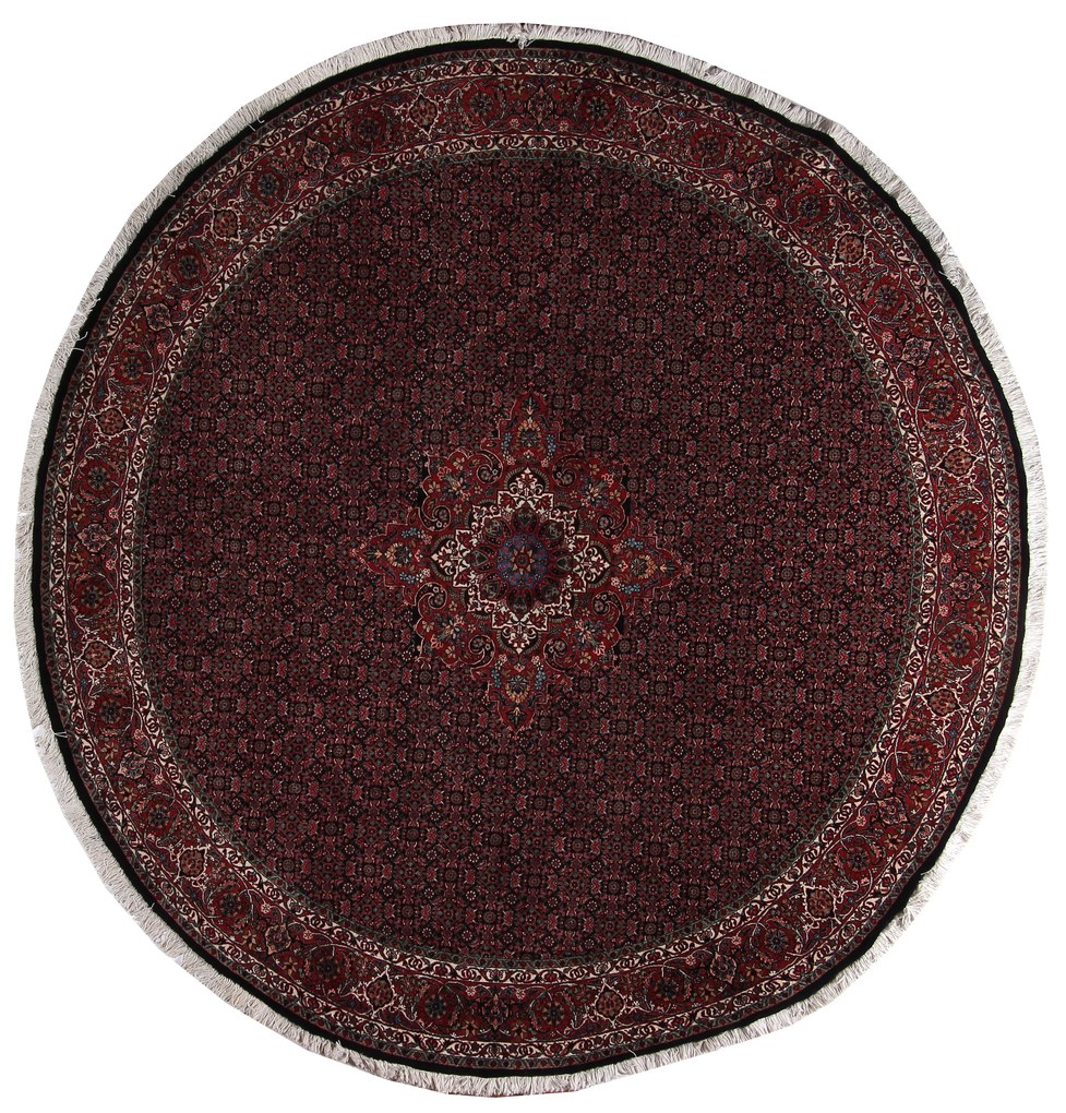 Bidjar Tappeto persiano 270x270 Blu (Iran) Annodato A Mano