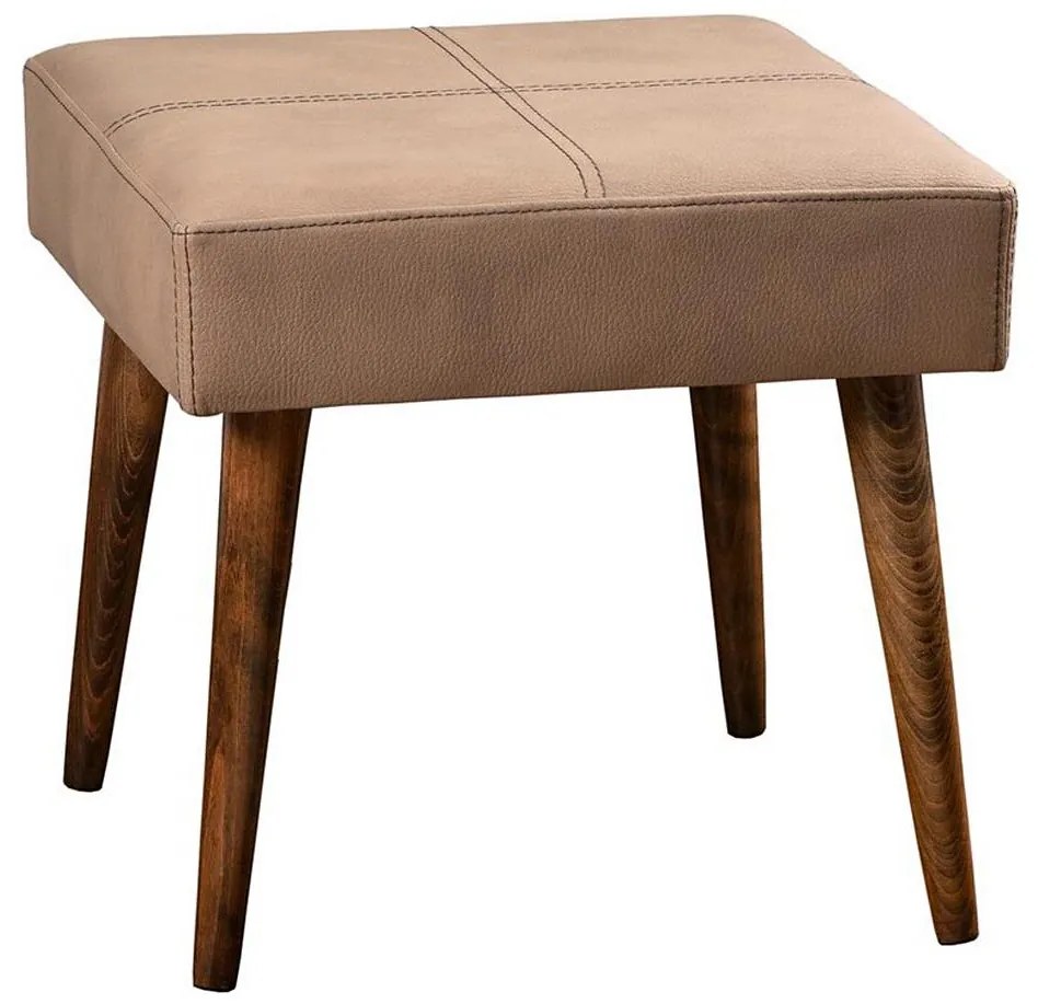 Pouf NUTO 46x46 cm marrone