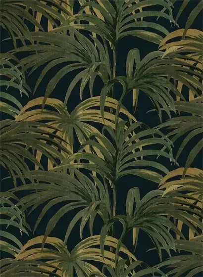 Tapete Palmeral von House of Hackney - Midnight/ Gree