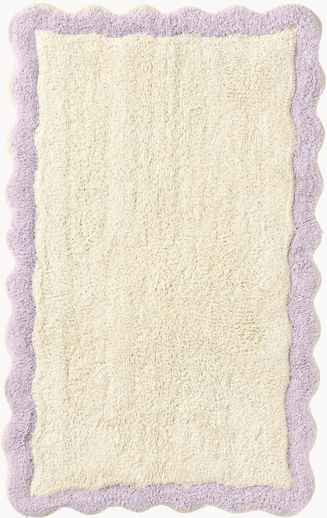 Tappeto da bagno in cotone Scallop