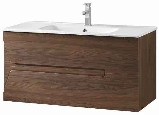 Mobile bagno sospeso 100 cm HAITI 2 cassetti Tek