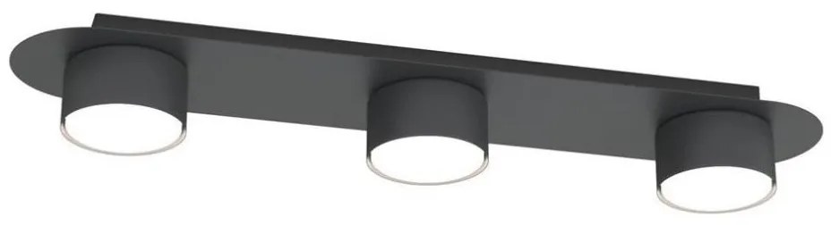 Plafoniera DIAZ 3xGX53/12W/230V nero