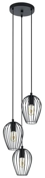 Eglo 49479 - Lampadario NEWTOWN 3xE27/60W/230V