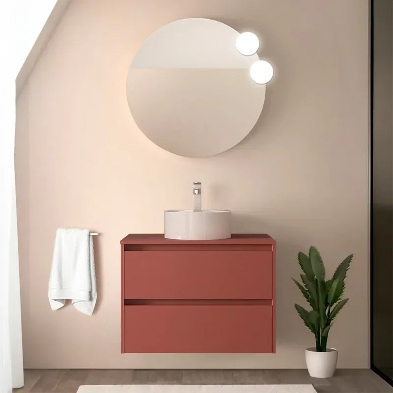 Applique LED per specchio a filo con luce naturale in ABS cromato