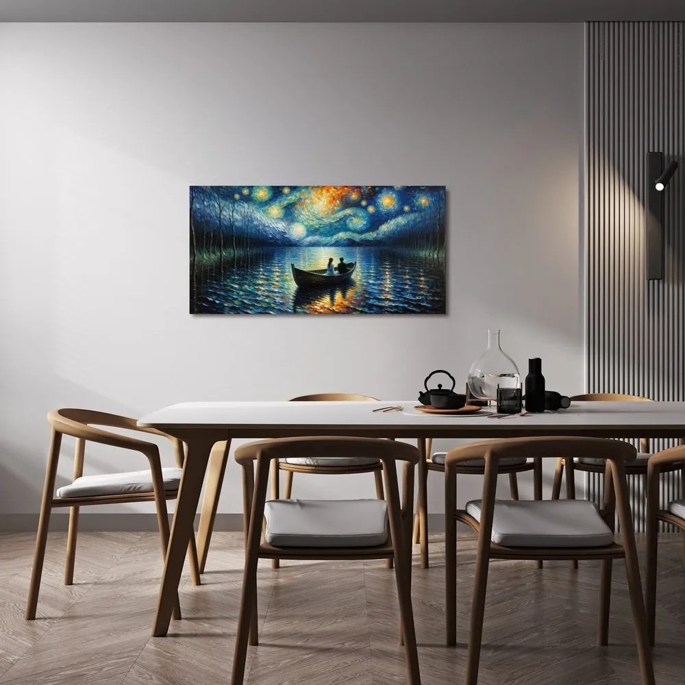Quadro su tela – Calma serale sulla superficie