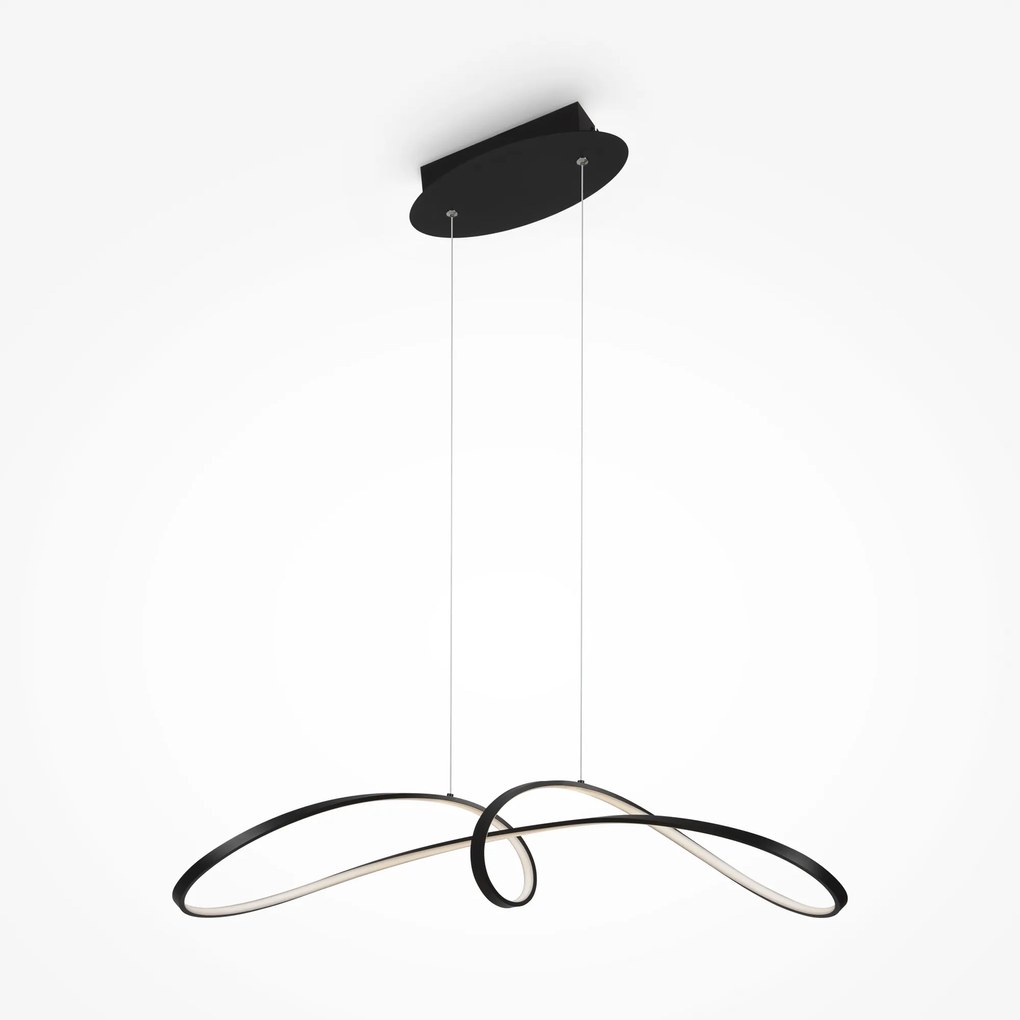 Maytoni | Curve Lampada a soffitto / plafoniera Modern Nero